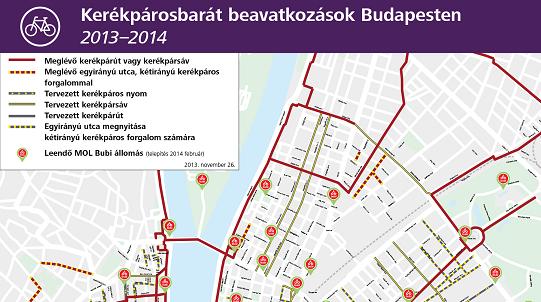 Újabb valódi lépés Budapest belső részén a kerékpározás elterjedése felé: megindult az utak átépítése