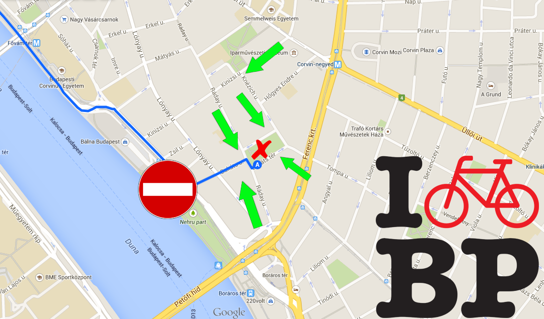 Elmagyarázzuk az I Bike Budapest útvonalát