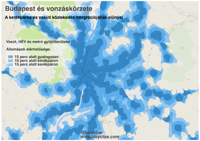 A kerékpározás és vasúti közlekedés kapcsolatának lehetőségei Budapesten