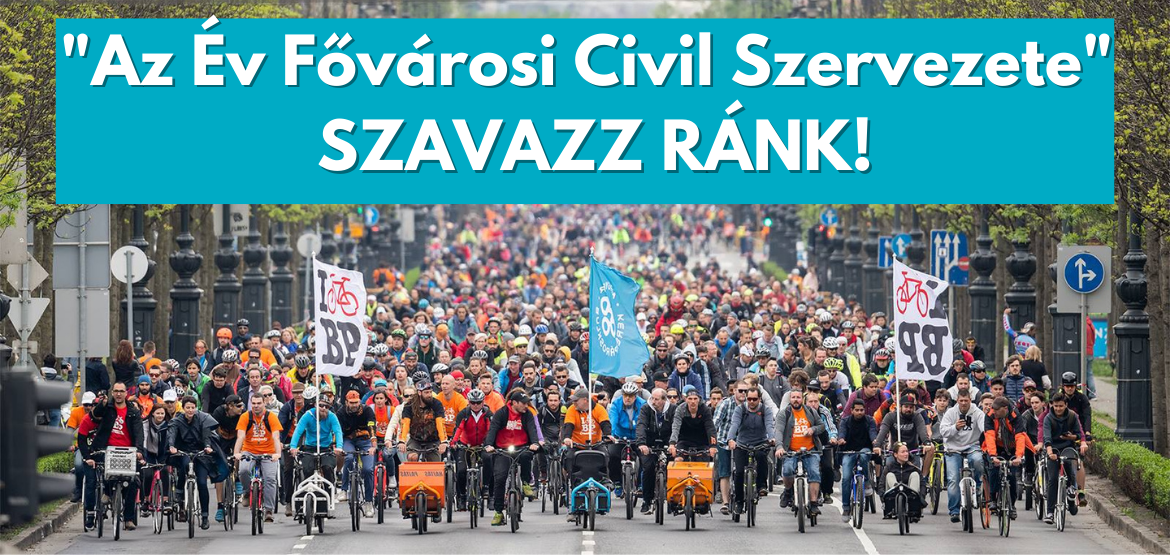 "Az Év Fővárosi Civil Szervezete" díj - SZAVAZZ RÁNK!
