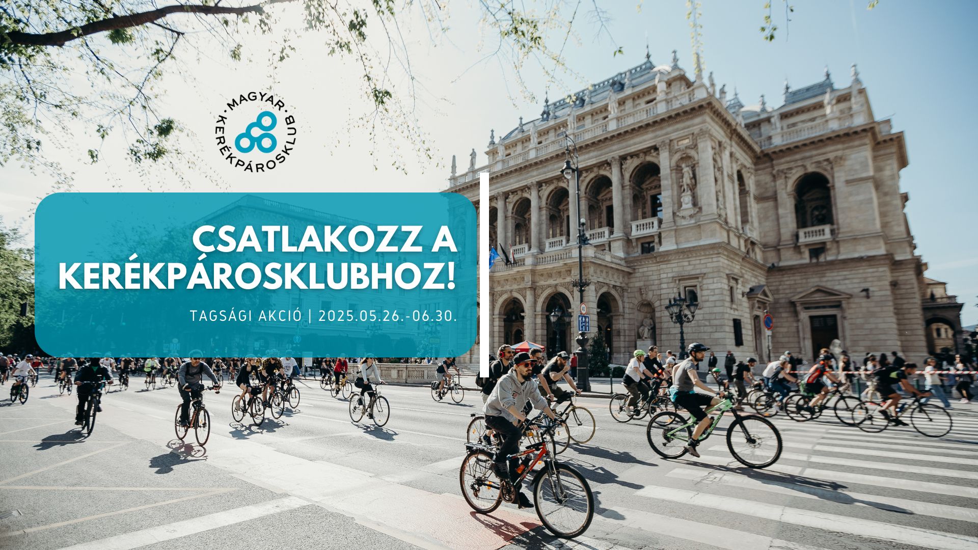 Indul a tagságtoborzó akciónk: legyél te is a Kerékpárosklub közösségének tagja!